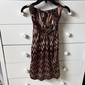 🍂NWT HEARTSOUL WOMENS SIZE SMALL BROWN HALTER TOP